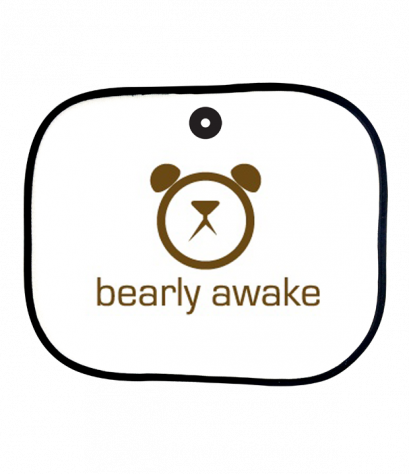 ม่านบังแดดพิมพ์ลาย Bearly awake sunshade